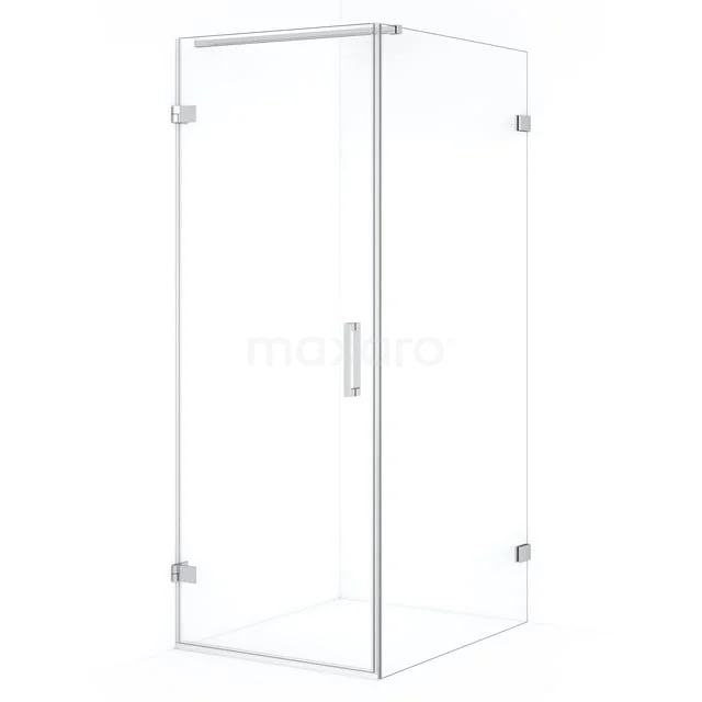 Diamond Douchecabine | 90x70 cm Chroom Helder glas Draaideur Rechthoek CDA210709120C