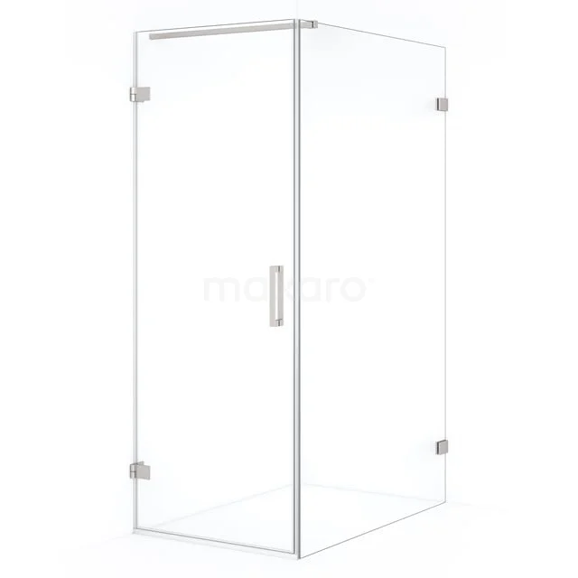 Diamond Douchecabine | 120x70 cm Rvs Helder glas Draaideur Rechthoek CDA210712120BR