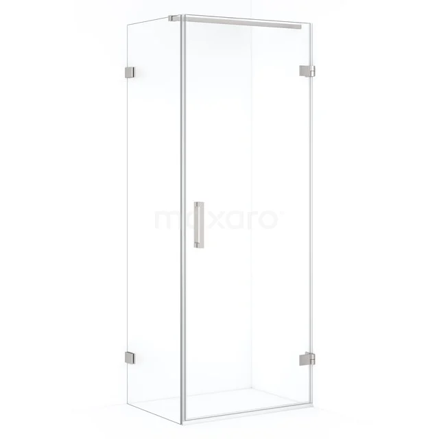 Diamond Shower enclosure | 70x50 cm Stainless steel Clear glass Pivot door Rectangle CDA220705120BR