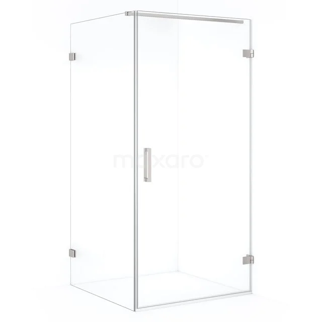 Diamond Douchecabine | 100x100 cm Rvs Helder glas Draaideur Vierkant CDA221010120BR