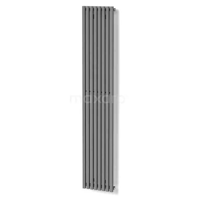 Sol Design radiator | 33.5x180 cm Light grey 1049 W att Aluminium Central heating DR59_0818RL Vertical design radiator in anthracite, slim profile, ideal for modern bathrooms, energy-efficient and stylish.