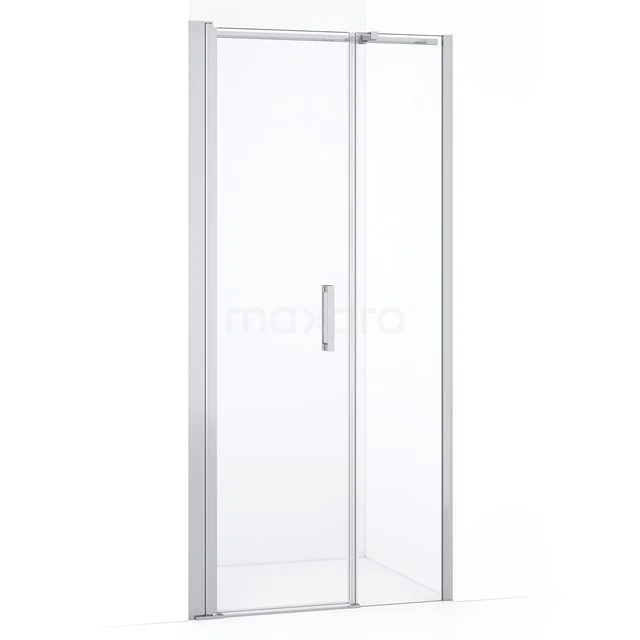 Diamond Shower door | 100 cm Chrome Clear glass Pivot door DDC107031310CN