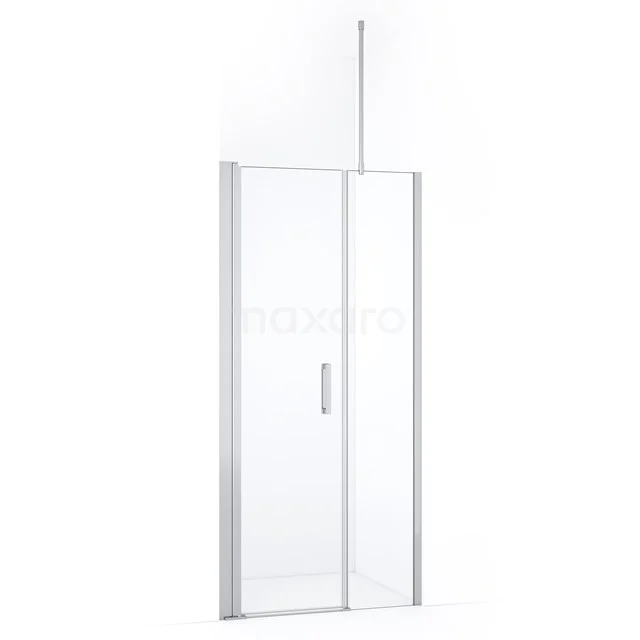 Diamond Duschtür | 90 cm Chrom Klarglas Drehtür DDC106031710CN Glasene Duschtür mit Schiebemechanismus, Aluminiumrahmen und integriertem Haltegriff, ideal für ein modernes Badezimmer.