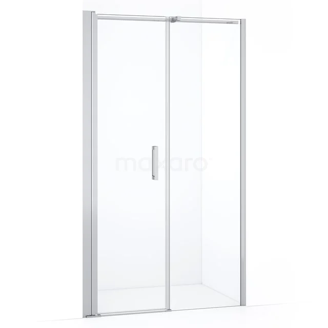 Diamond Shower door | 120 cm Chrome Clear glass Pivot door DDC106061310CN