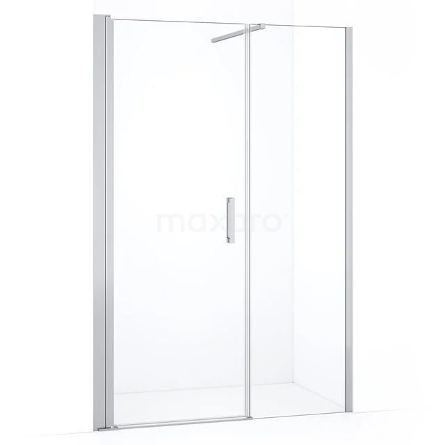 Diamond Shower door | 120 cm Chrome Clear glass Pivot door DDC107051110CN