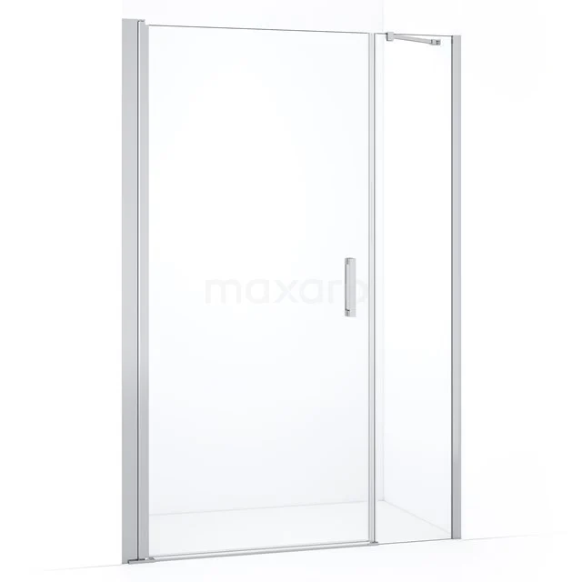 Diamond Shower door | 130 cm Chrome Clear glass Pivot door DDC109041210CN