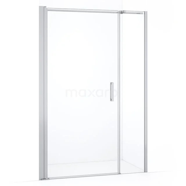Diamond Shower door | 140 cm Chrome Clear glass Pivot door DDC109051310CN
