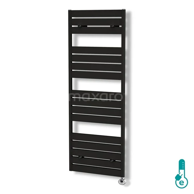 Pluto  Radiator Elektrisch | 60x180 cm Mat zwart 1090 W att Aluminium DR60_0618SBN-E