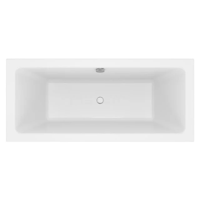 Ponza Bathtub | 170x75cm Acrylic Gloss White Slim Edge Design, Extra Deep XZ01-1775XLSG