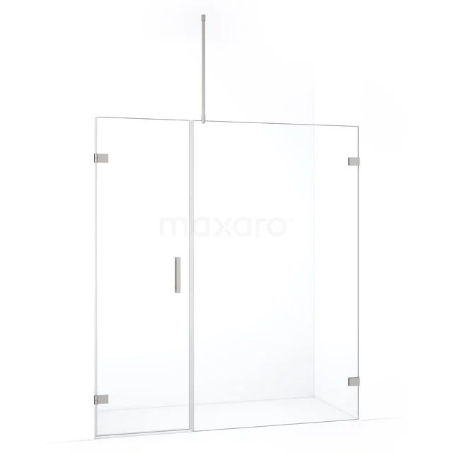 Duschtür Diamond DDC210611720BR Glas Duschwand mit klarem gehärtetem Glas, minimalistisches Design und Chromakzenten, ideal für ein modernes Badezimmer.