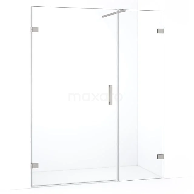 Duschtür Diamond DDC210906120BR Klarer Glas-Duschwand mit Tür, rostfreie Scharniere, minimalistisches Design, ideal für moderne Bäder.
