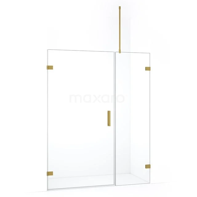 Diamond Douchedeur | 145 cm Goud Helder glas Draaideur DDC210906720GG