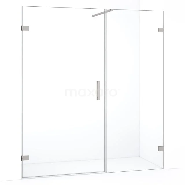 Diamond Douchedeur | 165 cm Rvs Helder glas Draaideur DDC210908120BR