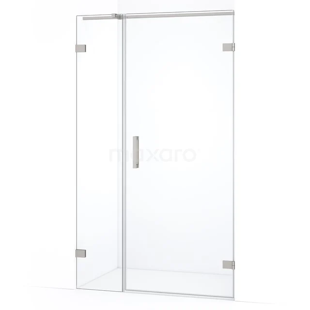 Diamond Shower door | 135 cm Stainless steel Clear glass Pivot door DDC220905320BR