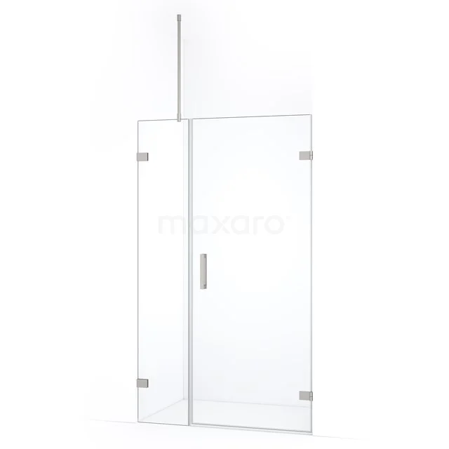 Diamond Shower door | 105 cm Stainless steel Clear glass Pivot door DDC220803720BR