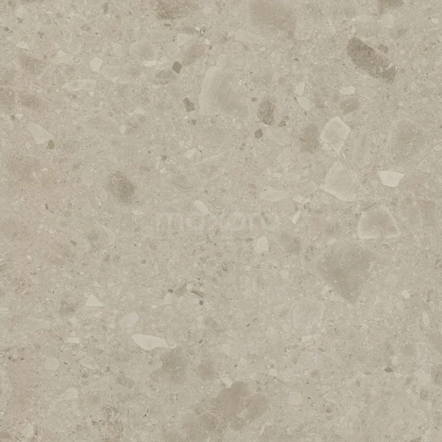 Rocker Sand Vloer-/Wandtegel | 90x90 cm Beige Natuursteenlook 503-120302 Beige badkamertegel van natuursteenlook met subtiele structuur, geschikt voor vloeren en wanden in moderne badkamerontwerpen.