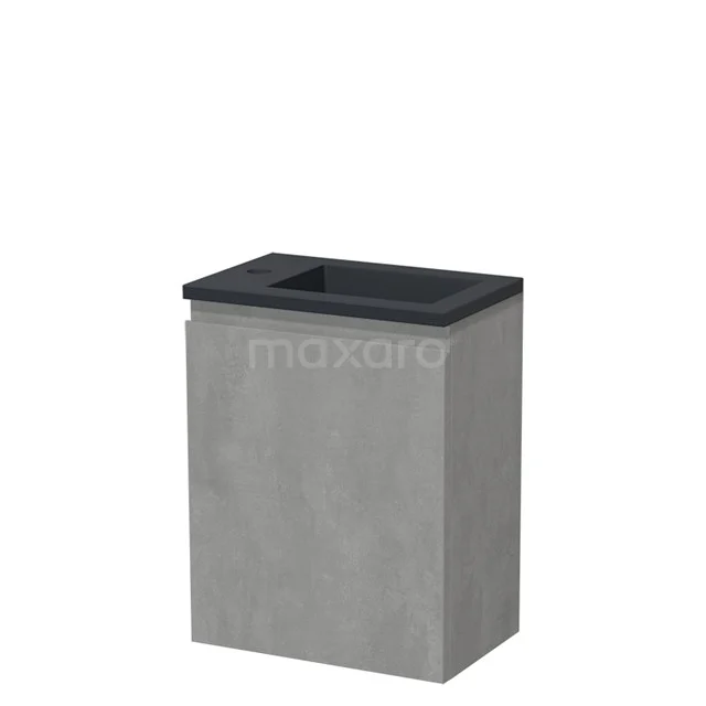 Modulo Pico WC-Möbel mit Waschbecken | 40 cm Hellgrauer Beton Grifflose Front Quarz TMW10-00531 Modulo Pico WC-Möbel mit Waschbecken | 40 cm Hellgrauer Beton Grifflose Front Quarz TMW10-00531