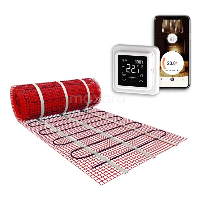 Electric underfloor heating m² 150 Watt wifi thermostat