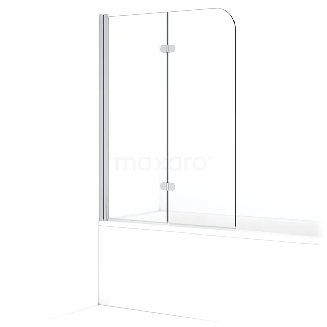 Diamant Badewannenaufsatz | 120 cm Chrom Klarglas BDC120120C Diamant Badewannenaufsatz | 120 cm Chrom Klarglas BDC120120C