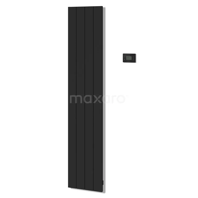 Jupiter Radiator Elektrisch | 36,9x180 cm Mat zwart 1181 W att Aluminium DR52_0418SBN-E