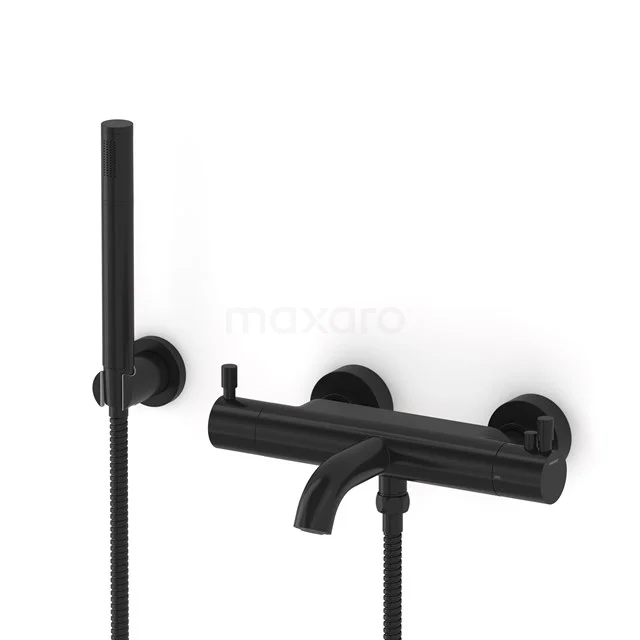 Radius Wannenbatterie-Set | Schwarz Thermostatarmatur mit Handbrause 1 Position COZ55-00001 Radius Wannenbatterie-Set | Schwarz Thermostatarmatur mit Handbrause 1 Position COZ55-00001