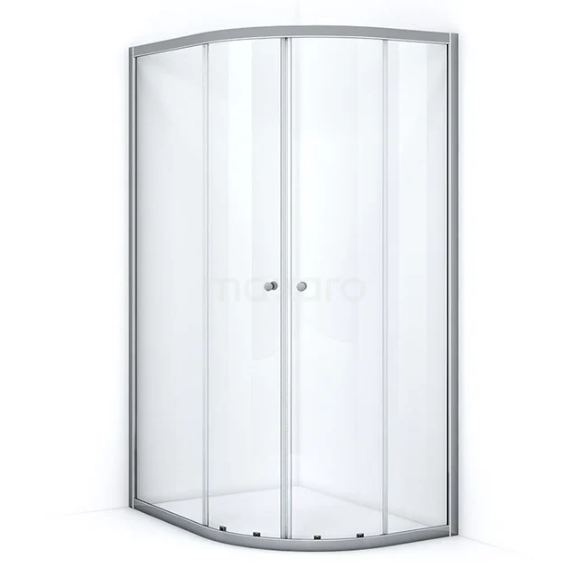 Ruby Allure Shower enclosure | 120x90 cm Chrome Clear glass Sliding door Offset R0820-1209CN