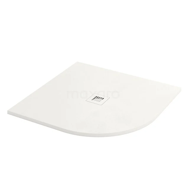 Shower tray 90x90cm Quarter Round Mineral marble White DBLQ0909W-RW