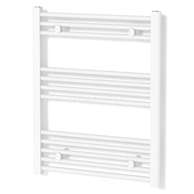 Mars Handdoekradiator | 60x74 cm Mat wit 339 W att Staal Centrale verwarming DR16-0607SWN