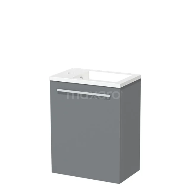 Modulo Pico Toilet unit with basin | 40 cm Mid grey Flat front Mineral marble TMW10-00305