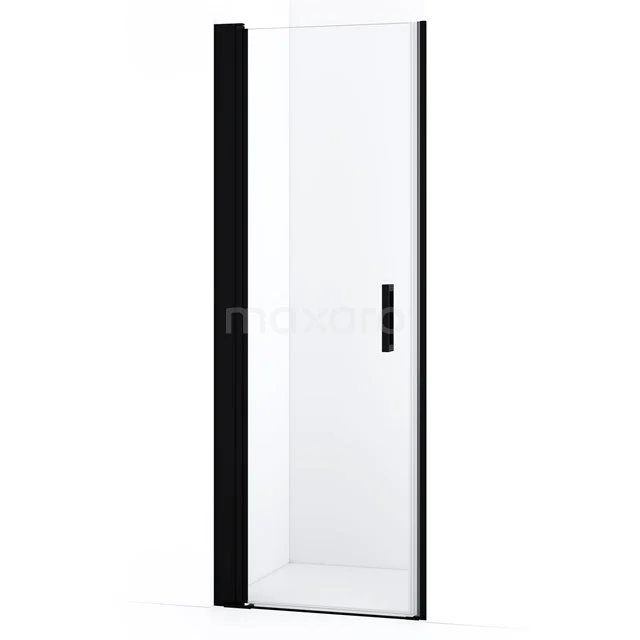 Diamond Shower door | 70 cm Matte black Clear glass Pivot door DDA106230MBN