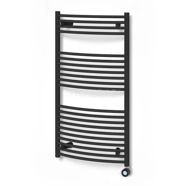Venus  Radiator Elektrisch | 60x118 cm Mat zwart 600 W att Staal DR18-0611SBN-EN