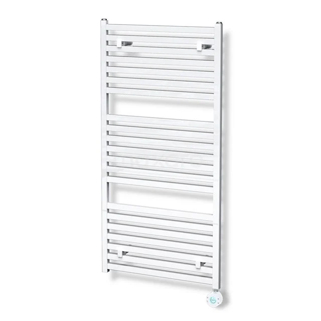 Zeus  Radiator Elektrisch | 60x120 cm Hoogglans wit 1160 W att Aluminium DR57_0612GWN-EN