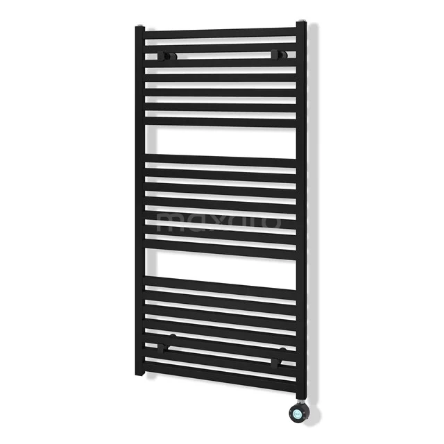 Zeus Radiator Elektrisch | 60x120 cm Mat zwart 600 W att Aluminium DR57_0612SBN-EN Zeus Radiator Elektrisch | 60x120 cm Mat zwart 600 W att Aluminium DR57_0612SBN-EN