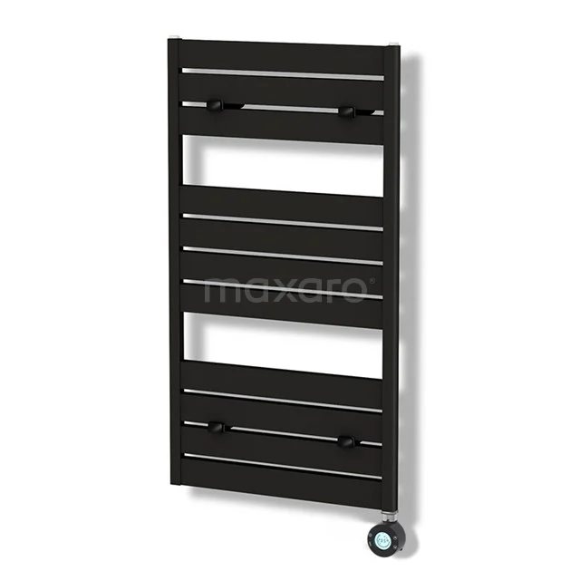 Pluto  Radiator Elektrisch | 60x120 cm Mat zwart 749 W att Aluminium DR60_0612SBN-EN