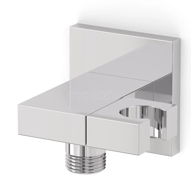 Hand shower holder Cubic Chrome, Wall-mounted, Chrome 22.156.800N