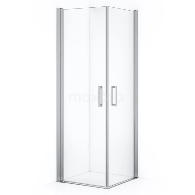 Diamond Shower enclosure | 60x60 cm Chrome Clear glass Pivot door Square CDE10606110CN