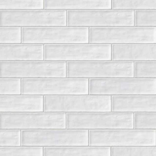 Wandtegel Paletta Neutral Wit 6,5x26cm Uni Wit Niet Gerectificeerd 507-010101
