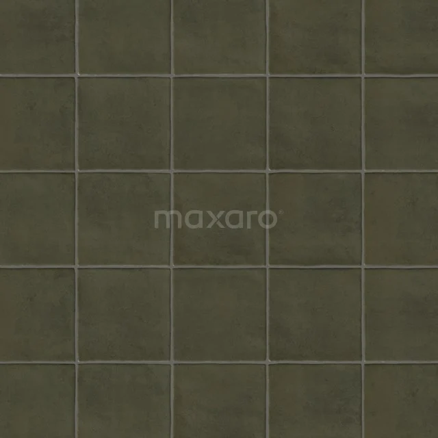 Wandfliese Paletta Bold Green 13x13cm Uni Grün Nicht-Rectified 507-010205