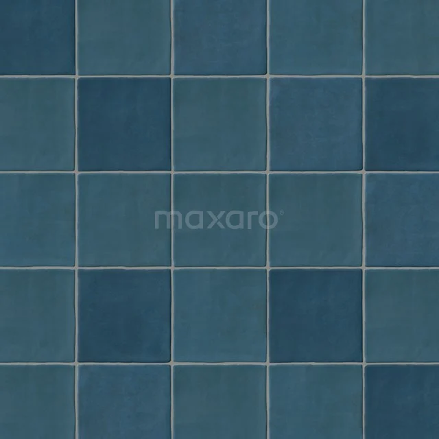 Wandfliese Paletta Bold Blue 13x13cm Uni Blau Unrektifiziert 507-010206