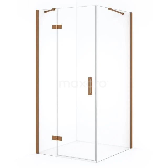Diamond Shower cabin | 120x100 cm Copper Clear glass Pivot door Rectangle CDB216610410KP Diamond Shower cabin | 120x100 cm Copper Clear glass Pivot door Rectangle CDB216610410KP