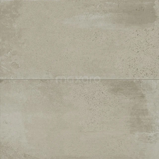 Solid Beige Vloer-/Wandtegel | 60x120 cm Beige Betonlook 304-110101