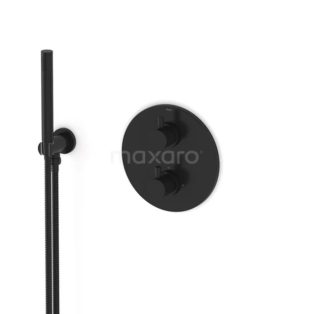 Radius Unterputz-Brausegarnitur | Schwarz Thermostatarmatur mit Handbrause 1 Position AIZ55-00014 Radius Unterputz-Brausegarnitur | Schwarz Thermostatarmatur mit Handbrause 1 Position AIZ55-00014