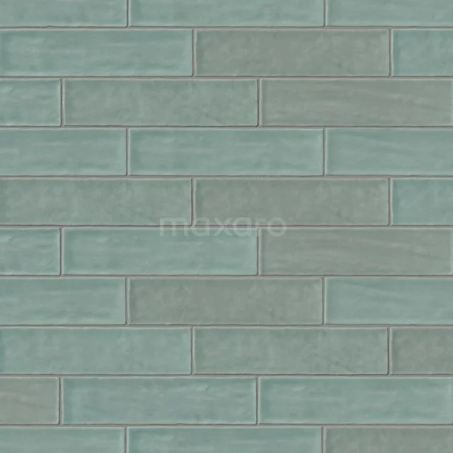 Wall tile Paletta Bold Sea Green 6.5x26cm Uni Green Non Rectified 507-010104