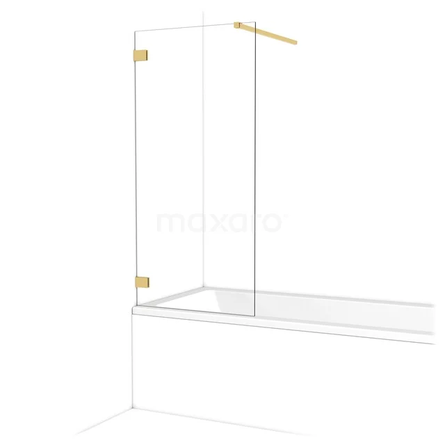 Diamant Badewannenaufsatz | 70 cm Gold Klarglas BDA07120GG