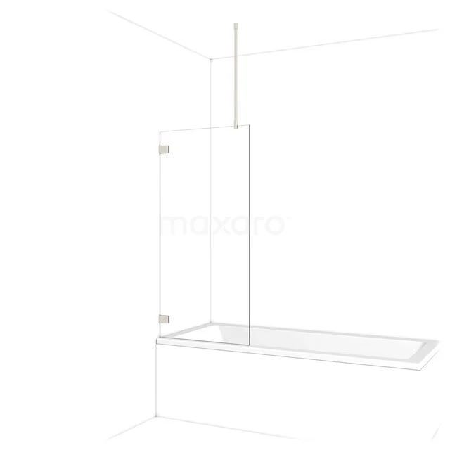 Diamant Badewannenaufsatz | 70 cm Edelstahl Klarglas BDA07720BR