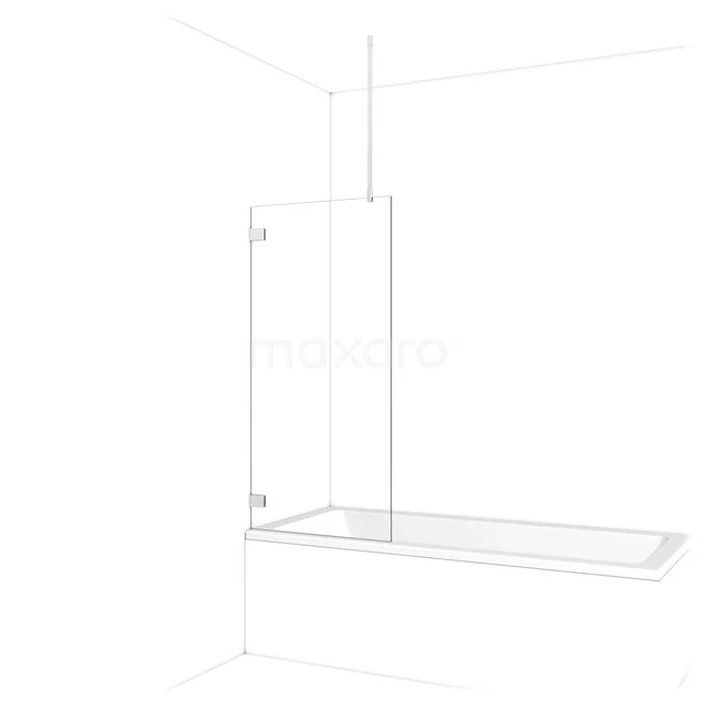 Diamant Badewannenaufsatz | 70 cm Chrom Klarglas BDA07720C