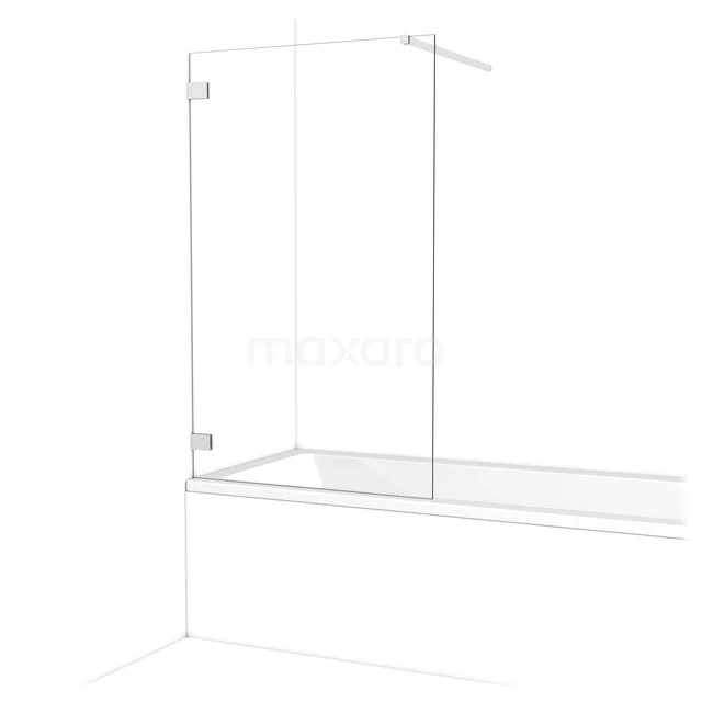 Diamant Badewannenaufsatz | 90 cm Chrom Klarglas BDA09120C