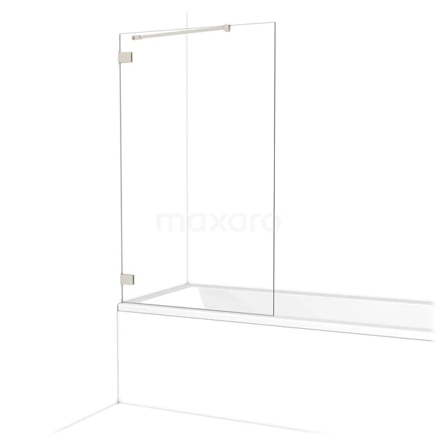 Diamant Badewannenaufsatz | 85 cm Edelstahl Klarglas BDA085220BR Diamant Badewannenaufsatz | 85 cm Edelstahl Klarglas BDA085220BR