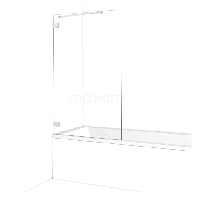 Diamant Badewannenaufsatz | 90 cm Chrom Klarglas BDA09220C