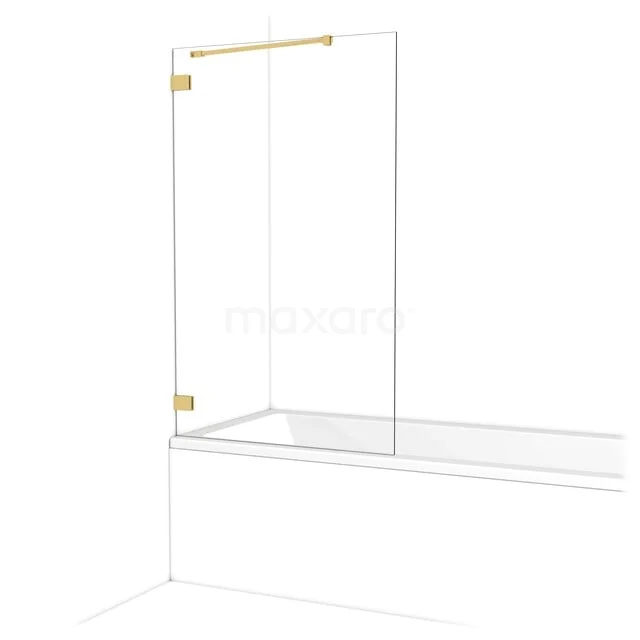 Diamant Badewannenaufsatz | 85 cm Gold Klarglas BDA085220GG Diamant Badewannenaufsatz | 85 cm Gold Klarglas BDA085220GG